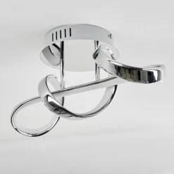 Plafonnier Dauntey LED Chrome, 1 lumière