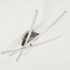 Plafonnier Deneb LED Nickel mat, 3 lumières