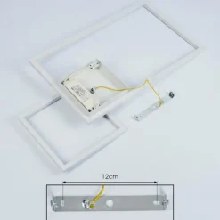 Plafonnier Doyon LED Blanc, 1 lumière