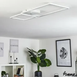 Plafonnier Doyon LED Blanc, 1 lumière
