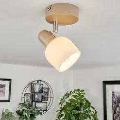 Plafonnier Eglo CORATO Nickel mat, Sable, 1 lumière