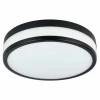 Plafonnier Eglo LED PALERMO Noir, 3 lumières