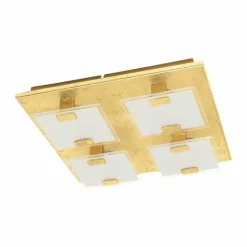 Plafonnier Eglo VICARO LED Or, 4 lumières
