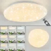 Plafonnier Esgos LED Blanc, 1 lumière, Télécommandes
