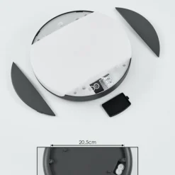 plafonnier extérieur Joserand LED Anthracite, 1 lumière