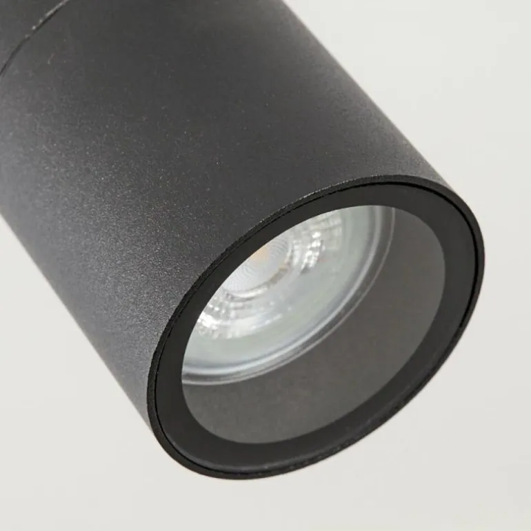plafonnier extérieur Corneda Noir, 1 lumière