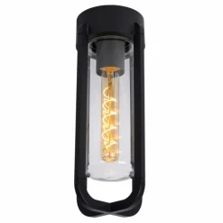 plafonnier extérieur Lucide GARLAND Noir, 1 lumière