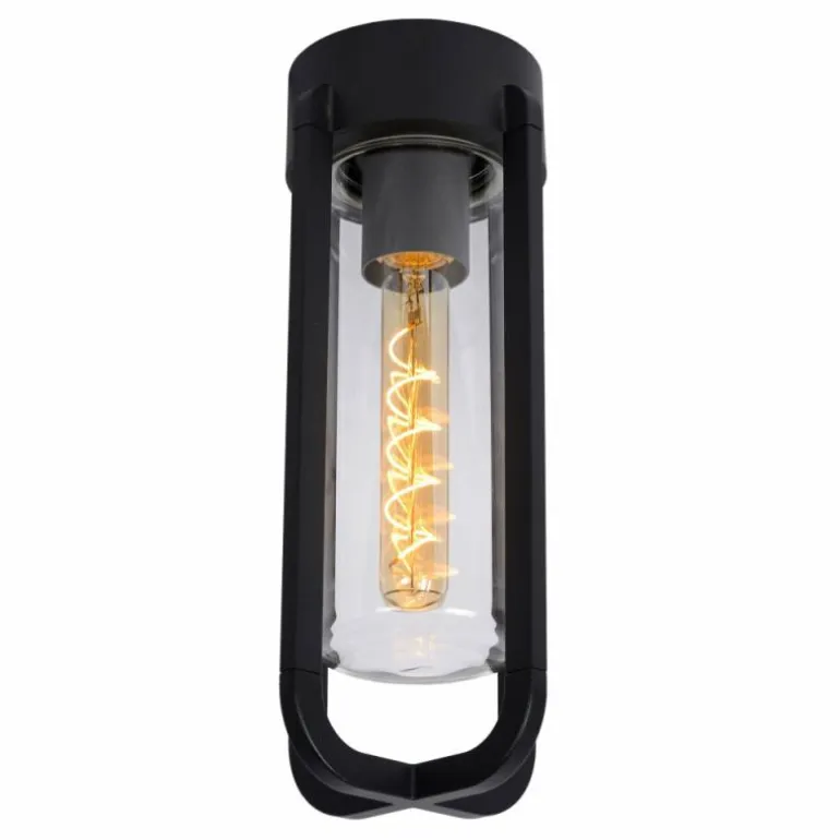 plafonnier extérieur Lucide GARLAND Noir, 1 lumière