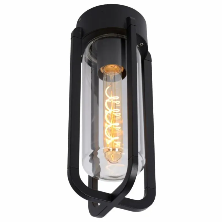 plafonnier extérieur Lucide GARLAND Noir, 1 lumière