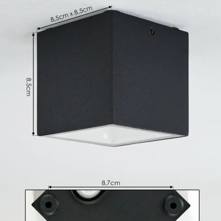 plafonnier extérieur Spidern LED Blanc, 1 lumière