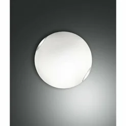 Plafonnier Fabas Luce FOX Nickel mat, 1 lumière