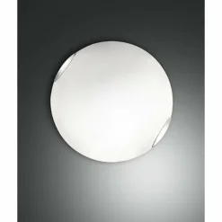 Plafonnier Fabas Luce FOX Nickel mat, 2 lumières