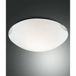 Plafonnier Fabas Luce FOX Nickel mat, 3 lumières
