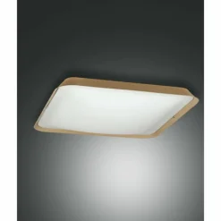 Plafonnier Fabas Luce Hugo LED Sable, 1 lumière