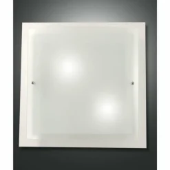 Plafonnier Fabas Luce Naxar Blanc, 2 lumières