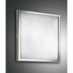 Plafonnier Fabas Luce OSAKA Chrome, 2 lumières