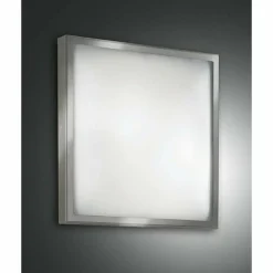 Plafonnier Fabas Luce OSAKA Nickel mat, 2 lumières