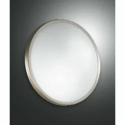 Plafonnier Fabas Luce PLAZA Nickel mat, 2 lumières