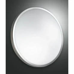 Plafonnier Fabas Luce Plaza LED Blanc, 1 lumière
