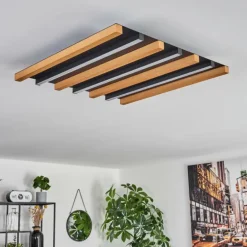 Plafonnier Favorina LED Écru, Noir, 1 lumière