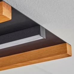 Plafonnier Favorina LED Écru, Noir, 1 lumière