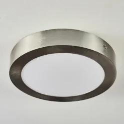Plafonnier Finsrud LED Nickel mat, 1 lumière
