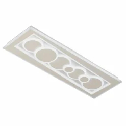 Plafonnier Fischer & Honsel Ratio LED Blanc, 1 lumière, Télécommandes
