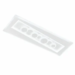 Plafonnier Fischer & Honsel Ratio LED Blanc, 1 lumière, Télécommandes