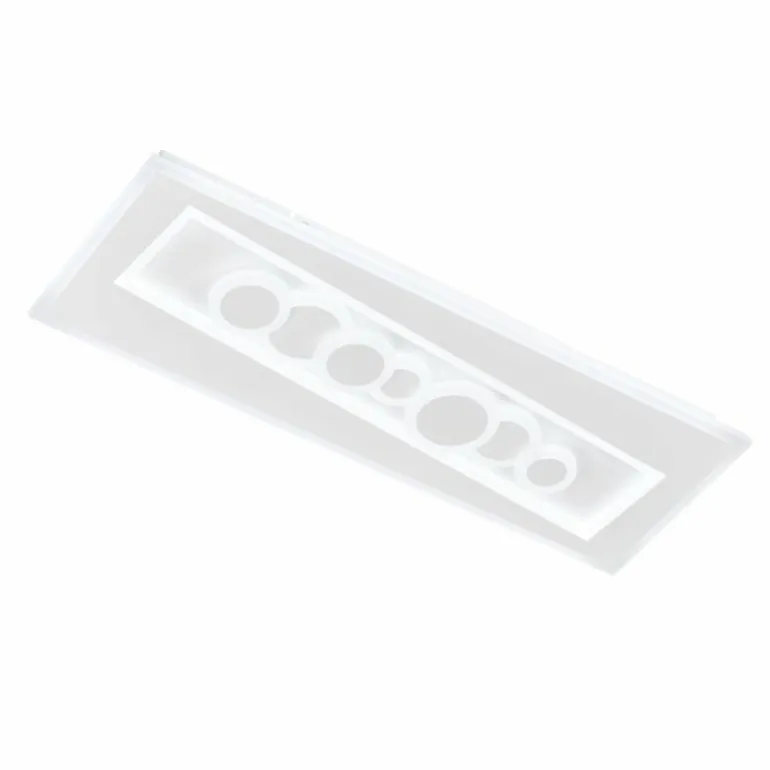 Plafonnier Fischer & Honsel Ratio LED Blanc, 1 lumière, Télécommandes