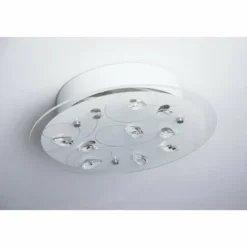 Plafonnier 2flg. Blanc, 2 lumières