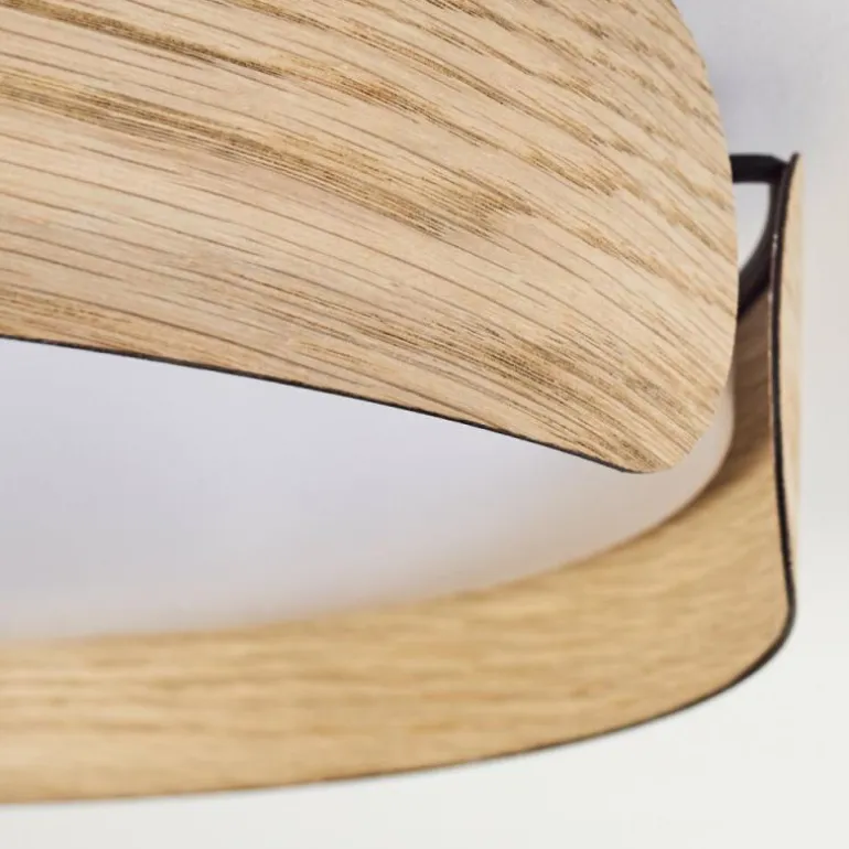 Plafonnier Fuscado LED Couleur bois, 1 lumière