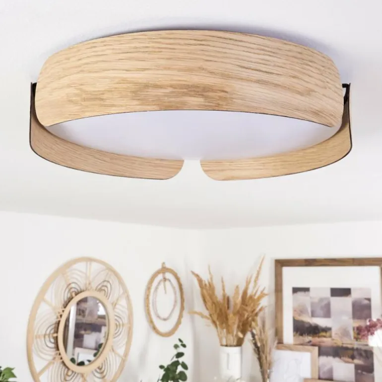 Plafonnier Fuscado LED Couleur bois, 1 lumière