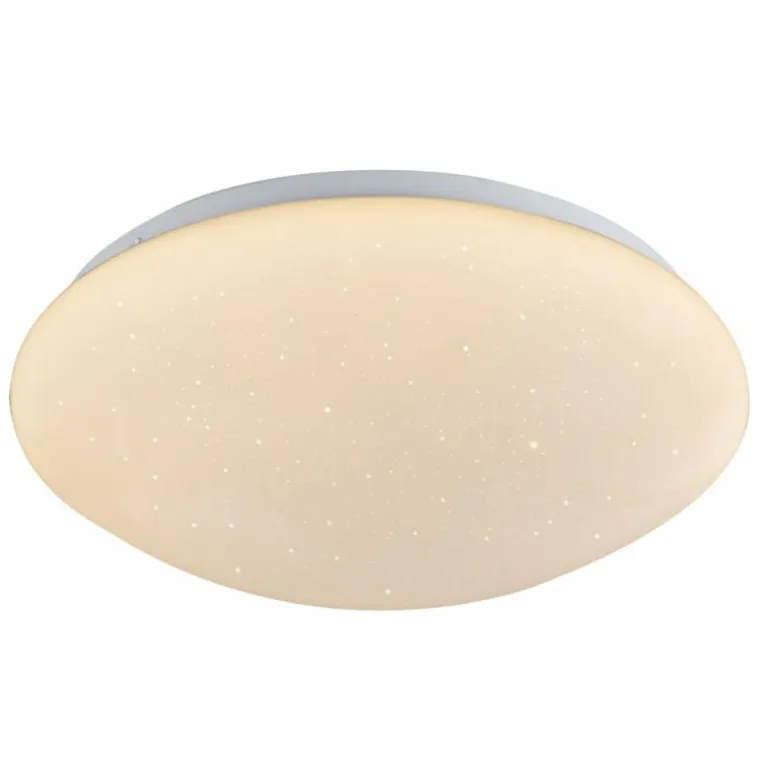 Plafonnier Globo Atreju I LED Blanc, 1 lumière, Télécommandes, Changeur de couleurs