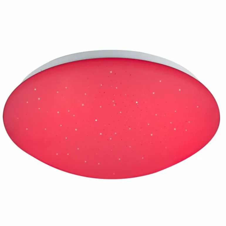 Plafonnier Globo Atreju I LED Blanc, 1 lumière, Télécommandes, Changeur de couleurs