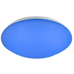 Plafonnier Globo Atreju I LED Blanc, 1 lumière, Télécommandes, Changeur de couleurs