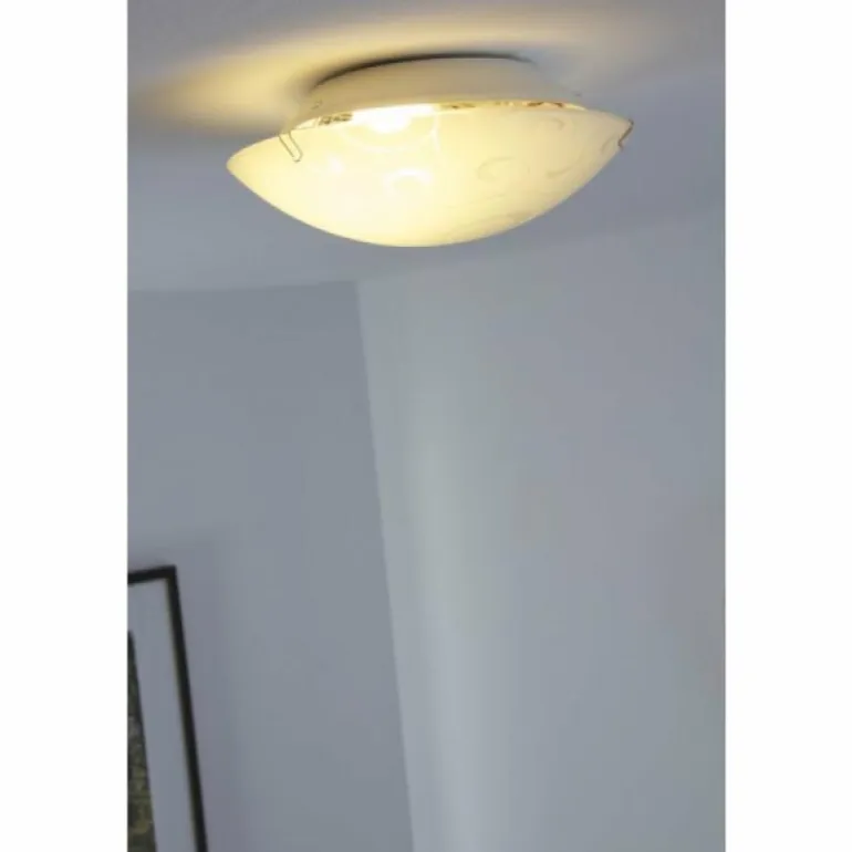 Plafonnier Globo BIKE Blanc, 1 lumière