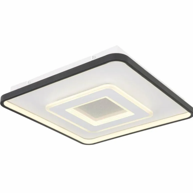 Plafonnier Globo BRIENNA LED Blanc, 1 lumière, Télécommandes