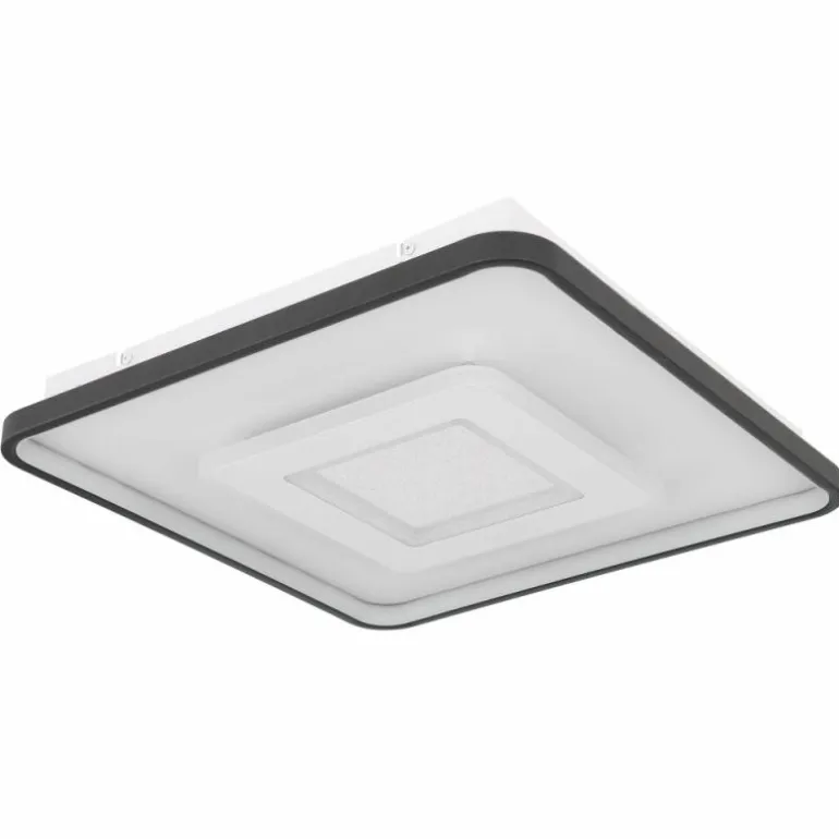 Plafonnier Globo BRIENNA LED Blanc, 1 lumière, Télécommandes