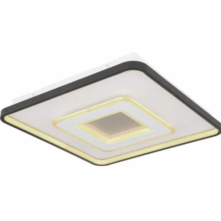 Plafonnier Globo BRIENNA LED Blanc, 1 lumière, Télécommandes