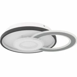 Plafonnier Globo BRIENNA LED Blanc, 1 lumière, Télécommandes
