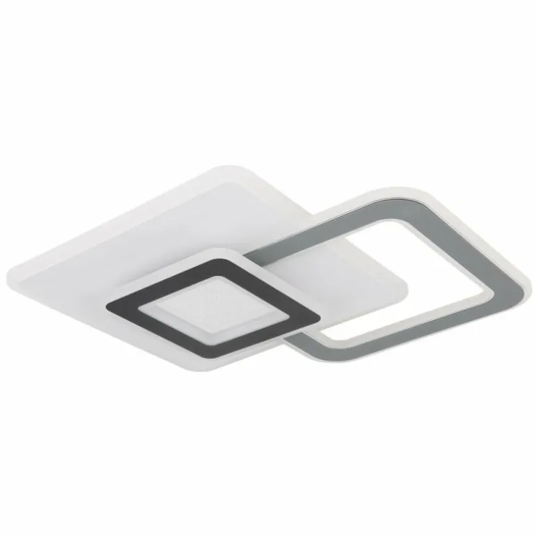 Plafonnier Globo BRIENNA LED Blanc, 1 lumière, Télécommandes