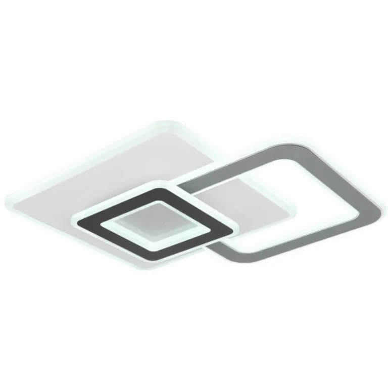 Plafonnier Globo BRIENNA LED Blanc, 1 lumière, Télécommandes