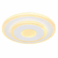 Plafonnier Globo CAMILLA LED Blanc, 1 lumière