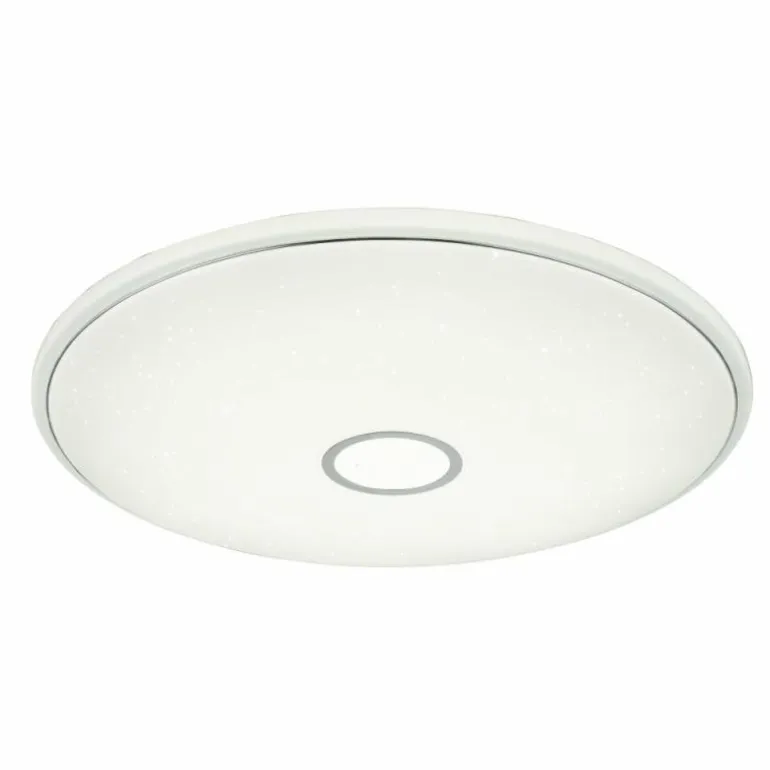 Plafonnier Globo Connor LED Blanc, 1 lumière, Télécommandes