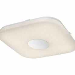 Plafonnier Globo FELION LED Blanc, 1 lumière, Télécommandes
