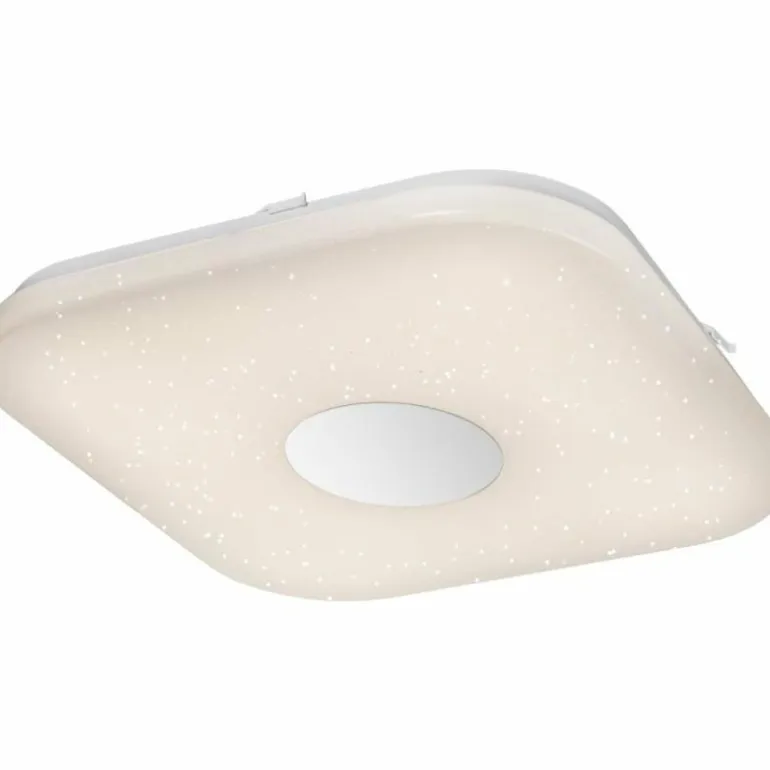 Plafonnier Globo FELION LED Blanc, 1 lumière, Télécommandes