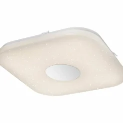 Plafonnier Globo FELION LED Blanc, 1 lumière, Télécommandes