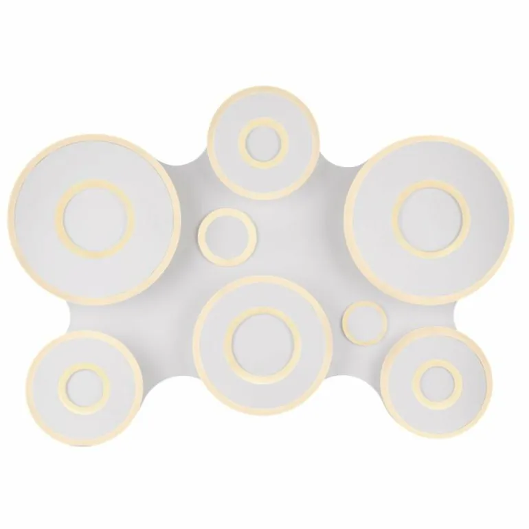 Plafonnier Globo FLAVETTO LED Blanc, 1 lumière, Télécommandes