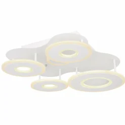Plafonnier Globo FLAVETTO LED Blanc, 1 lumière, Télécommandes