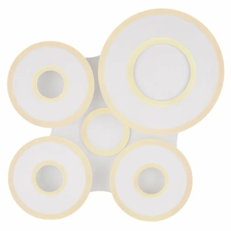 Plafonnier Globo FLAVETTO LED Blanc, 1 lumière, Télécommandes